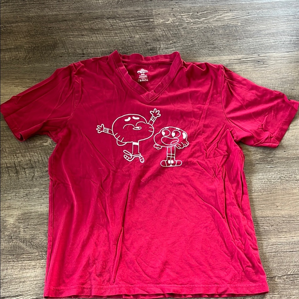 Red Cartoon Character T-Shirt